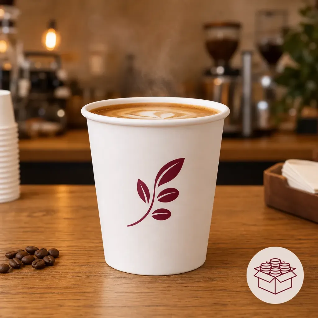 7oz silk screen paper cups - 1000 pcs