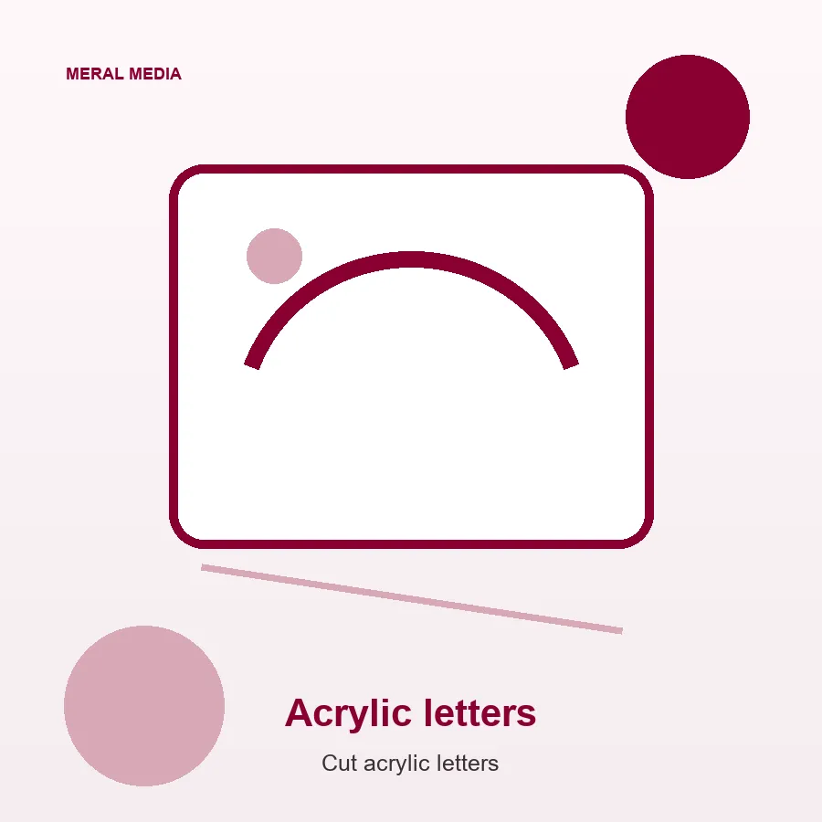 acrylic latter